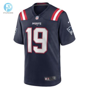 Mens New England Patriots Garrett Gilbert Nike Navy Home Game Player Jersey stylepulseusa 1 1