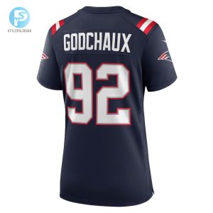 Womens New England Patriots Davon Godchaux Nike Navy Game Jersey stylepulseusa 1 2