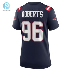 Womens New England Patriots Sam Roberts Nike Navy Game Player Jersey stylepulseusa 1 2