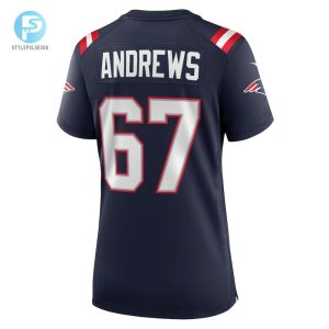 Womens New England Patriots Jake Andrews Nike Navy Team Game Jersey stylepulseusa 1 2