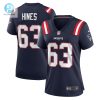 Womens New England Patriots Chasen Hines Nike Navy Game Player Jersey stylepulseusa 1