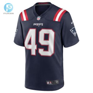 Mens New England Patriots Joe Cardona Nike Navy Game Jersey stylepulseusa 1 1