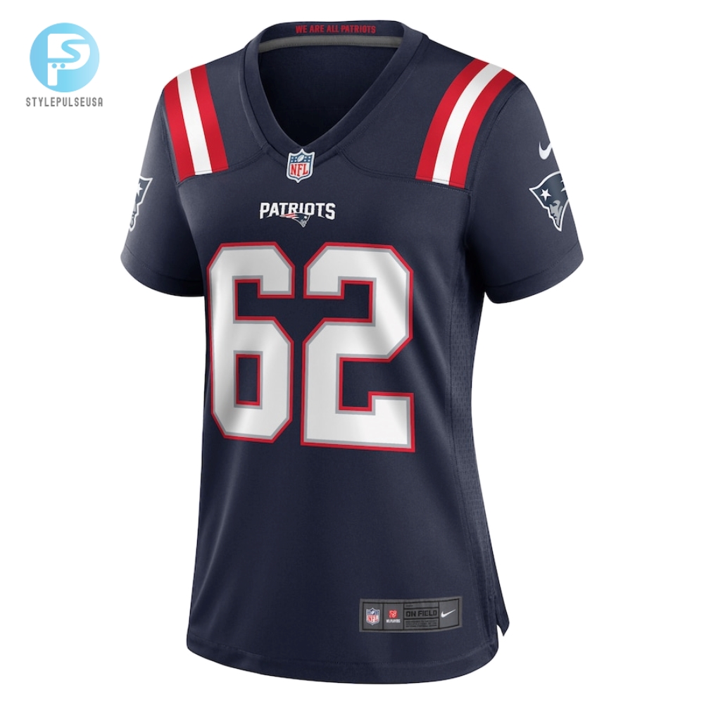 Womens New England Patriots Sidy Sow Nike Navy Team Game Jersey 