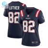 Womens New England Patriots T.J. Luther Nike Navy Team Game Jersey stylepulseusa 1