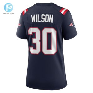 Womens New England Patriots Mack Wilson Nike Navy Game Jersey stylepulseusa 1 2