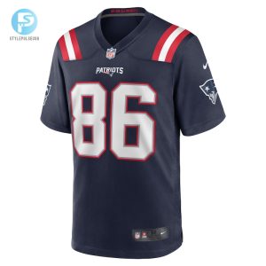 Mens New England Patriots Lynn Bowden Jr. Nike Navy Home Game Player Jersey stylepulseusa 1 1