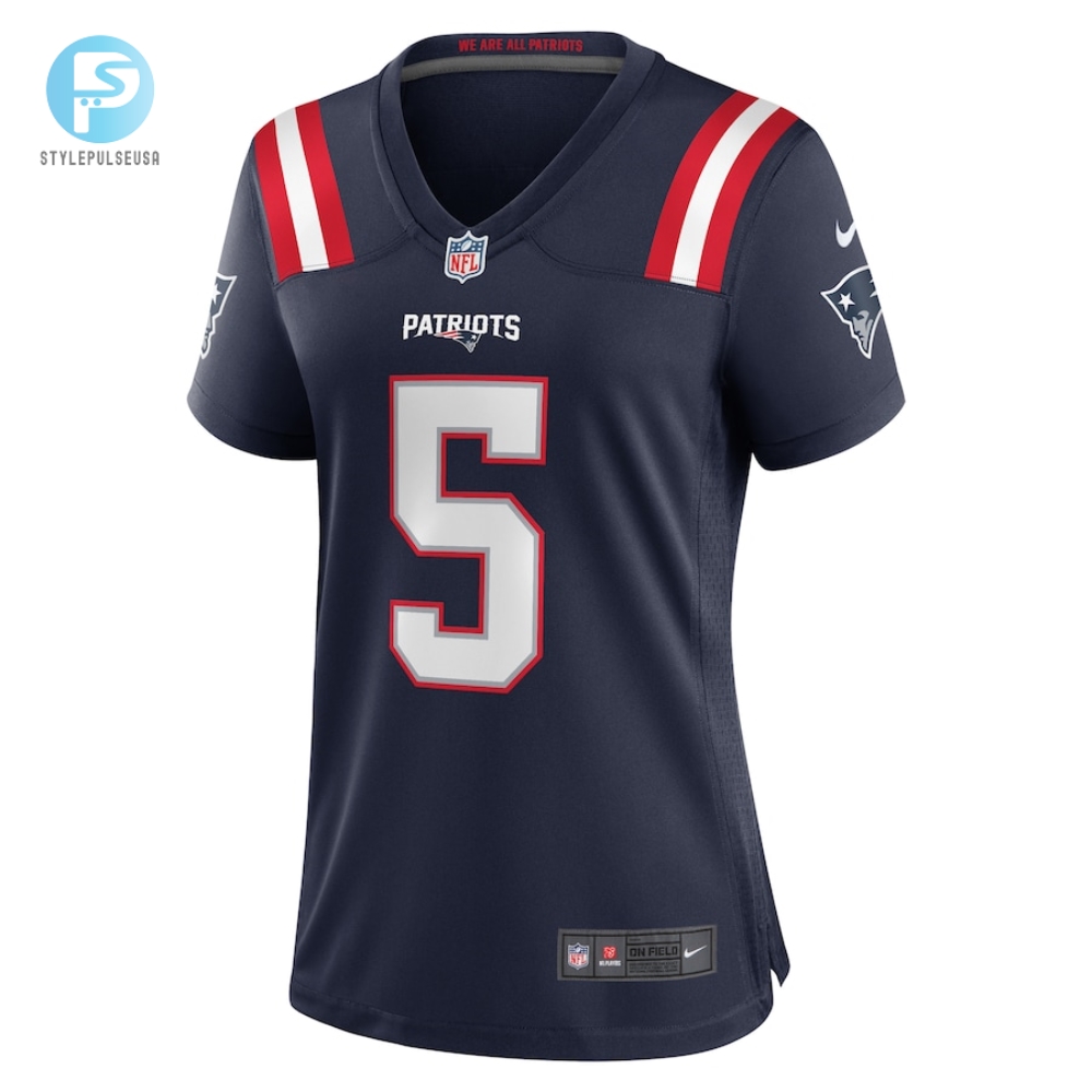 Womens New England Patriots Jabrill Peppers Nike Navy Game Player Jersey 