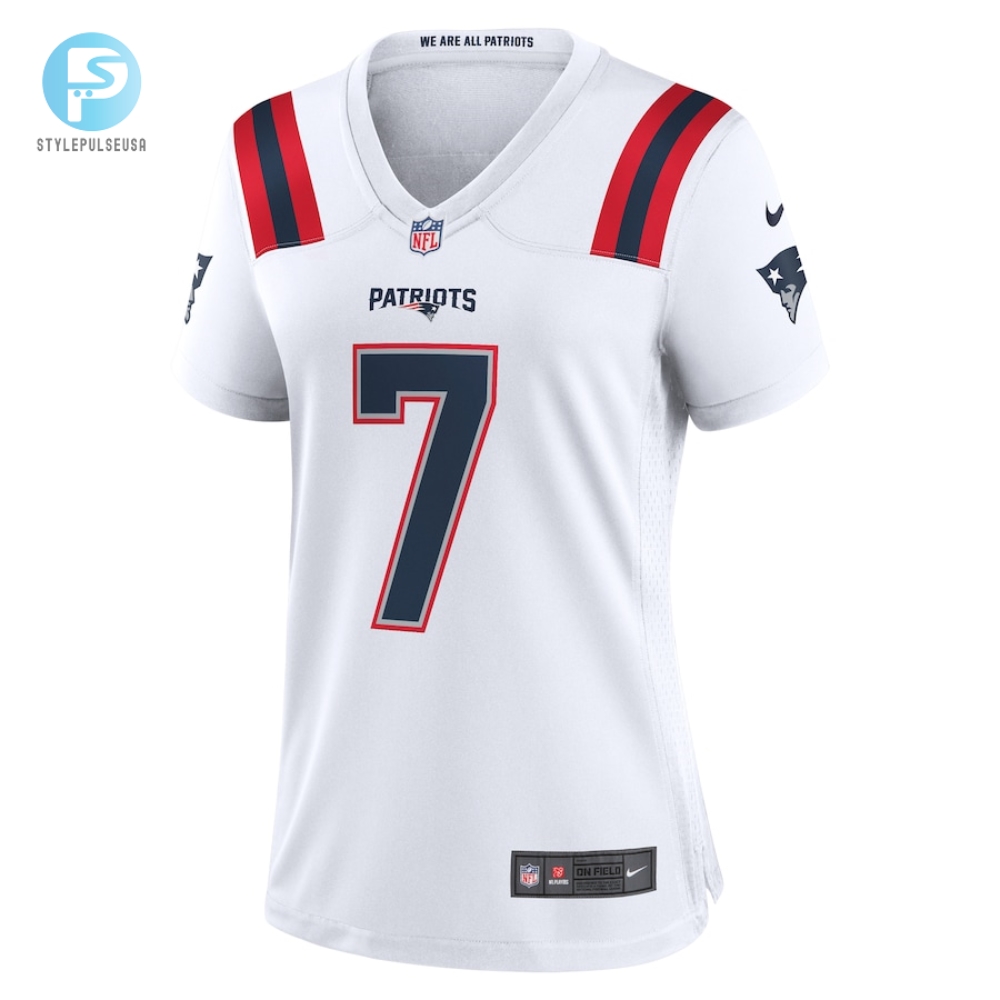Womens New England Patriots Juju Smithschuster Nike White Game Player Jersey 