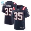 Mens New England Patriots Jim Nance Nike Navy Retired Player Jersey stylepulseusa 1