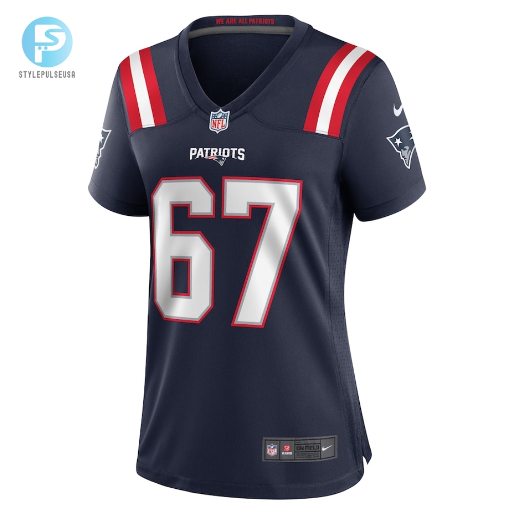 Womens New England Patriots Hayden Howerton Nike Navy Home Game Player Jersey 