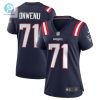 Womens New England Patriots Mike Onwenu Nike Navy Team Game Jersey stylepulseusa 1