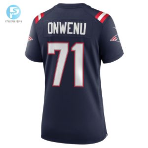 Womens New England Patriots Mike Onwenu Nike Navy Team Game Jersey stylepulseusa 1 2