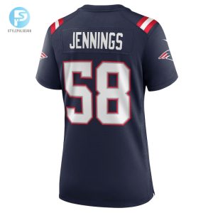 Womens New England Patriots Anfernee Jennings Nike Navy Team Game Jersey stylepulseusa 1 2