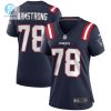 Womens New England Patriots Bruce Armstrong Nike Navy Game Retired Player Jersey stylepulseusa 1