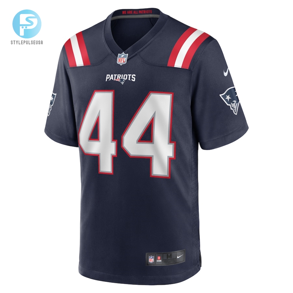 Mens New England Patriots Raleigh Webb Nike Navy Home Game Player Jersey 