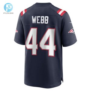 Mens New England Patriots Raleigh Webb Nike Navy Home Game Player Jersey stylepulseusa 1 2