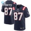 Mens New England Patriots Ben Coates Nike Navy Game Retired Player Jersey stylepulseusa 1