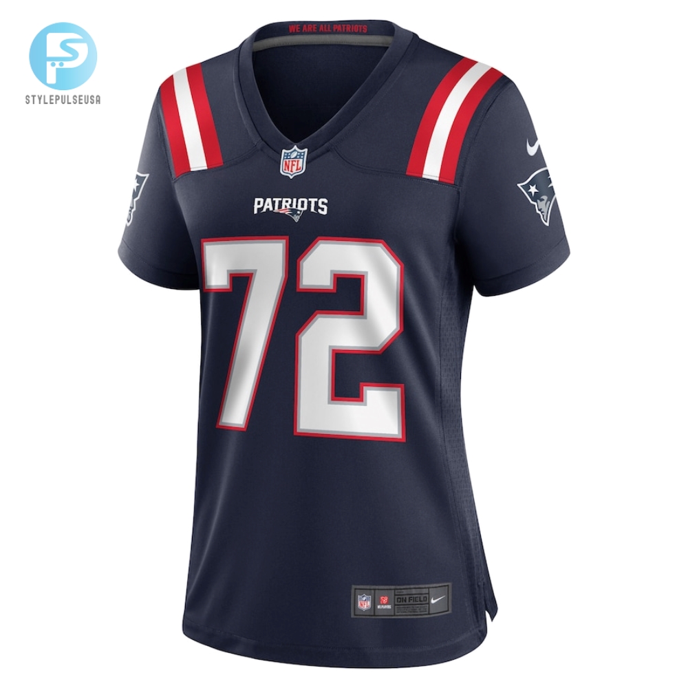 Womens New England Patriots Jeremiah Pharms Jr. Nike Navy Game Player Jersey 