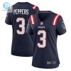 Womens New England Patriots Jabrill Peppers Nike Navy Game Jersey stylepulseusa 1