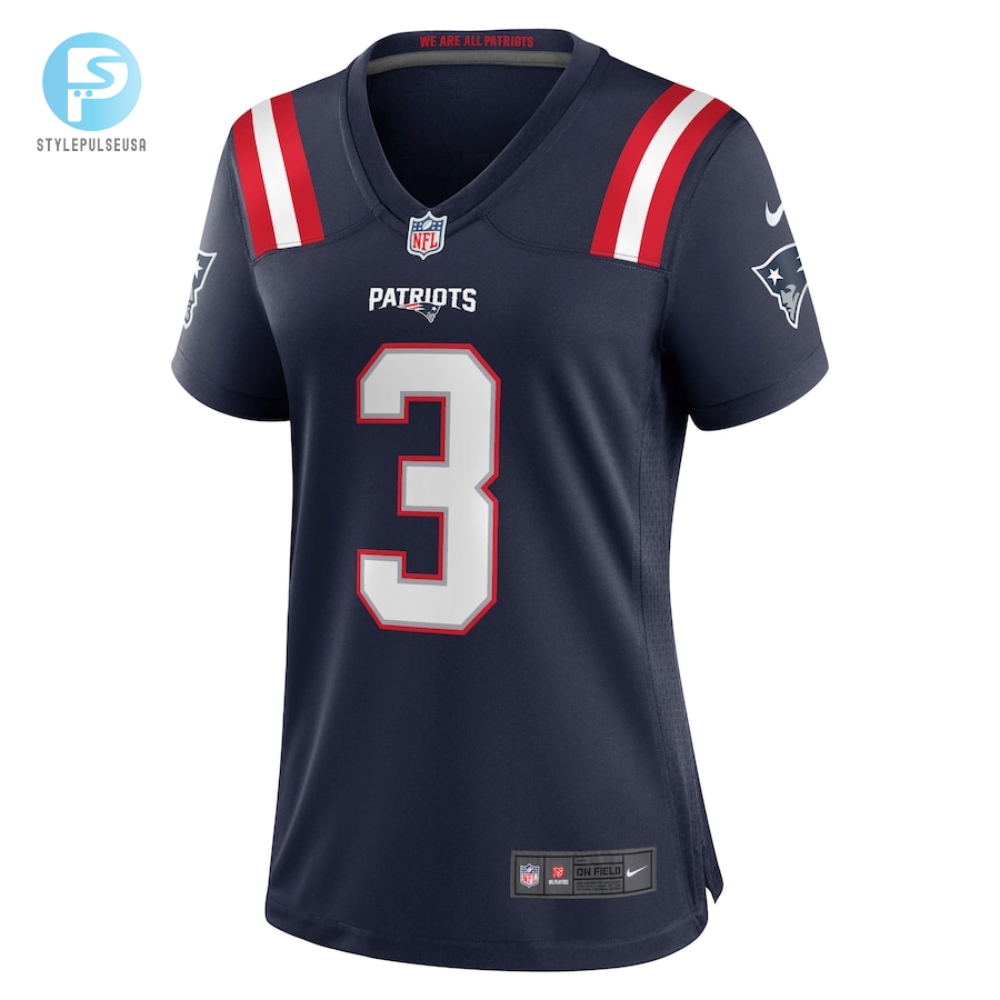 Womens New England Patriots Jabrill Peppers Nike Navy Game Jersey 