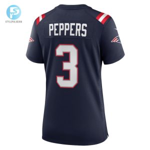 Womens New England Patriots Jabrill Peppers Nike Navy Game Jersey stylepulseusa 1 2