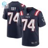 Mens New England Patriots Labryan Ray Nike Navy Game Player Jersey stylepulseusa 1