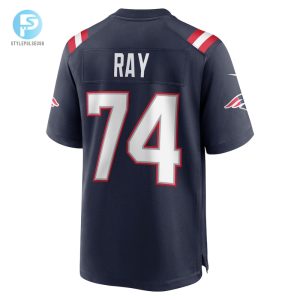 Mens New England Patriots Labryan Ray Nike Navy Game Player Jersey stylepulseusa 1 2