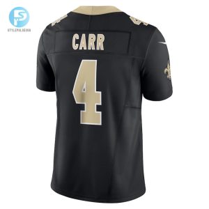 Mens New Orleans Saints Derek Carr Nike Black Vapor F.U.S.E. Limited Jersey stylepulseusa 1 2