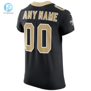 Mens New Orleans Saints Nike Black Vapor Untouchable Custom Elite Jersey stylepulseusa 1 2