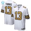 Mens New Orleans Saints Michael Thomas Nike White Alternate Game Jersey stylepulseusa 1