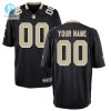 Youth New Orleans Saints Nike Black Custom Game Jersey stylepulseusa 1