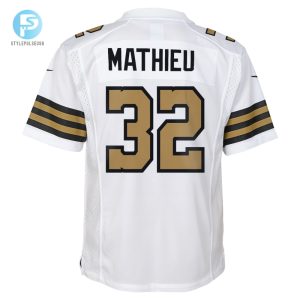 Youth New Orleans Saints Tyrann Mathieu Nike White Game Jersey stylepulseusa 1 2