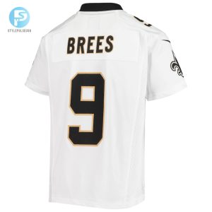 Youth New Orleans Saints Drew Brees Nike White Game Jersey stylepulseusa 1 2
