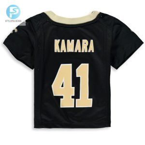 Toddler New Orleans Saints Alvin Kamara Nike Black Game Jersey stylepulseusa 1 2