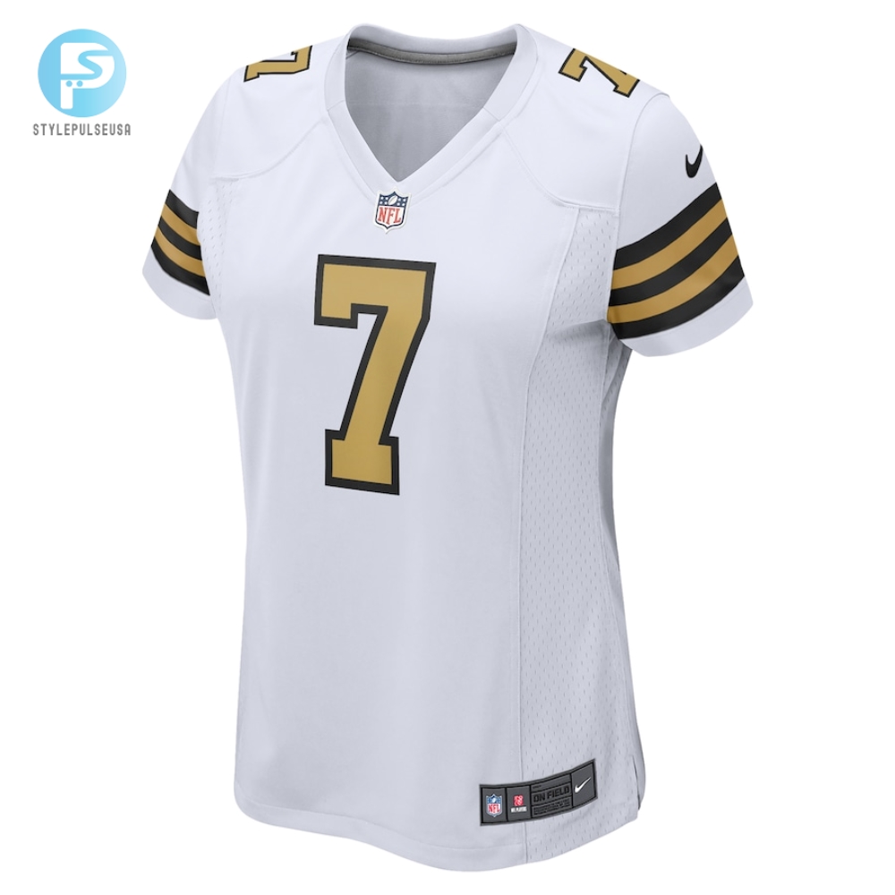 Womens New Orleans Saints Taysom Hill Nike White Alternate Game Jersey 