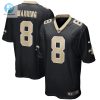 Mens New Orleans Saints Archie Manning Nike Black Game Retired Player Jersey stylepulseusa 1