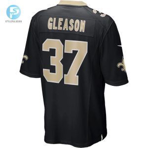 Mens New Orleans Saints Steve Gleason Nike Black Game Retired Player Jersey stylepulseusa 1 2