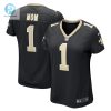 Womens New Orleans Saints Number 1 Mom Nike Black Game Jersey stylepulseusa 1