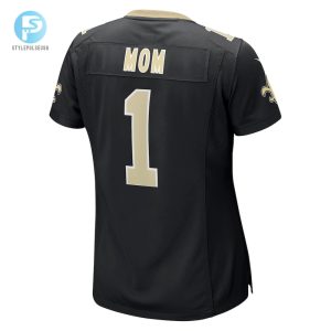 Womens New Orleans Saints Number 1 Mom Nike Black Game Jersey stylepulseusa 1 2