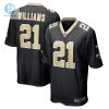 Mens New Orleans Saints Jamaal Williams Nike Black Game Player Jersey stylepulseusa 1