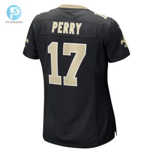 Womens New Orleans Saints A.T. Perry Nike Black Team Game Jersey stylepulseusa 1 2