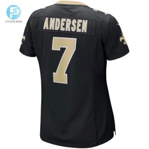 Womens New Orleans Saints Morten Andersen Nike Black Game Retired Player Jersey stylepulseusa 1 2