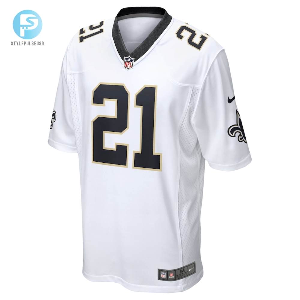 Mens New Orleans Saints Jamaal Williams Nike White Team Game Jersey 