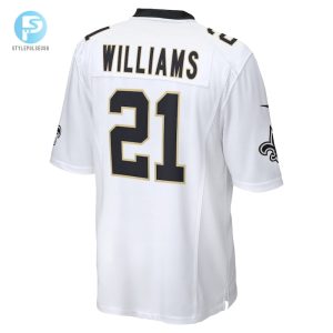Mens New Orleans Saints Jamaal Williams Nike White Team Game Jersey stylepulseusa 1 2