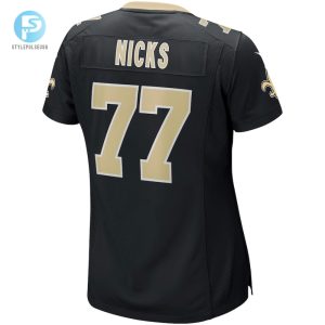 Womens New Orleans Saints Carl Nicks Nike Black Game Retired Player Jersey stylepulseusa 1 2