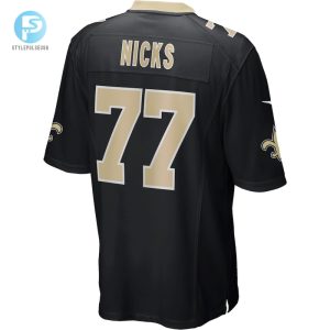 Mens New Orleans Saints Carl Nicks Nike Black Game Retired Player Jersey stylepulseusa 1 2