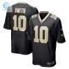 Mens New Orleans Saints Trequan Smith Nike Black Game Jersey stylepulseusa 1