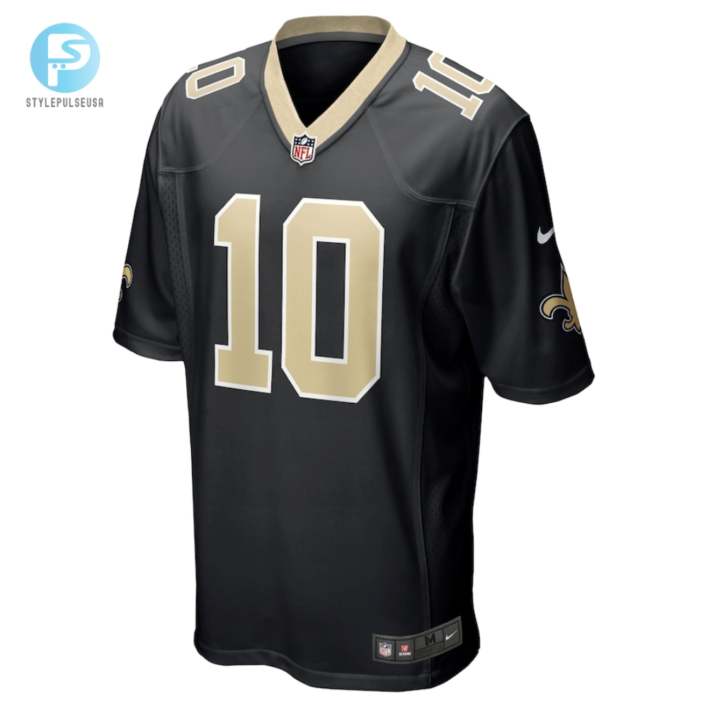 Mens New Orleans Saints Trequan Smith Nike Black Game Jersey 