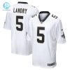 Mens New Orleans Saints Jarvis Landry Nike White Player Game Jersey stylepulseusa 1