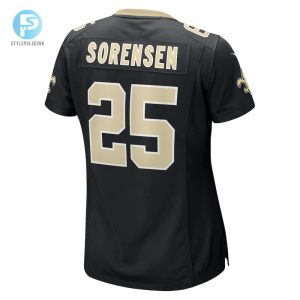 Mens New Orleans Saints Daniel Sorensen Nike Black Player Game Jersey stylepulseusa 1 2